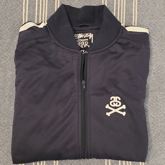 Stussy vintage double S zig zag striped track jacket XL - Picture 2 of 8